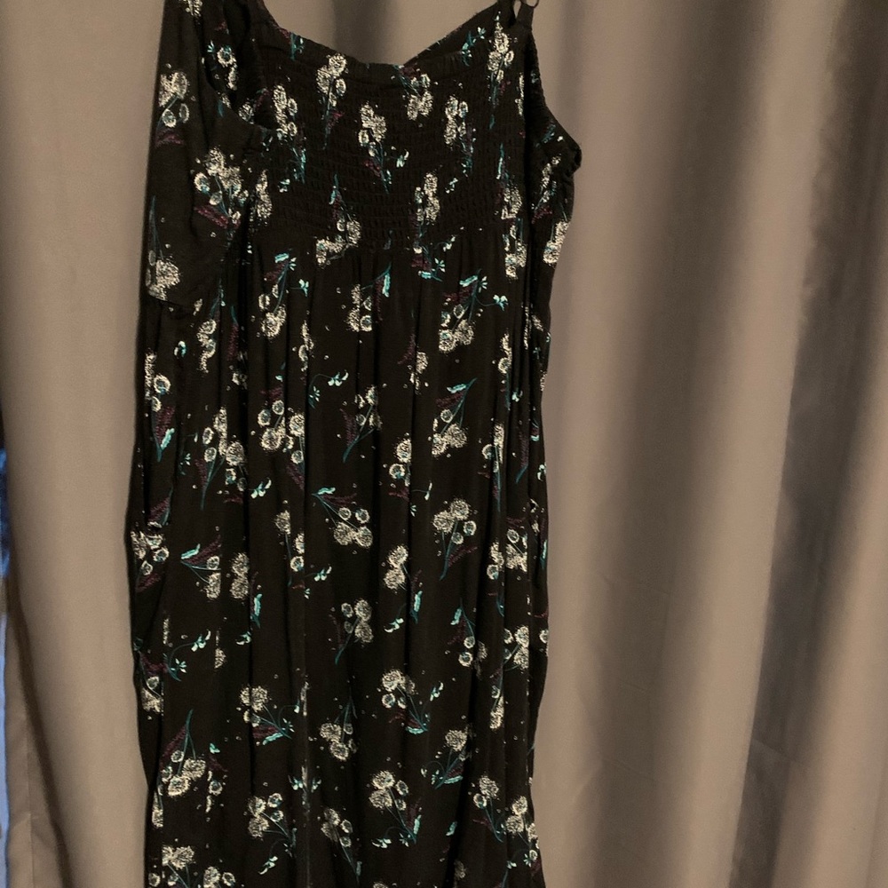 One strap summer flower dress